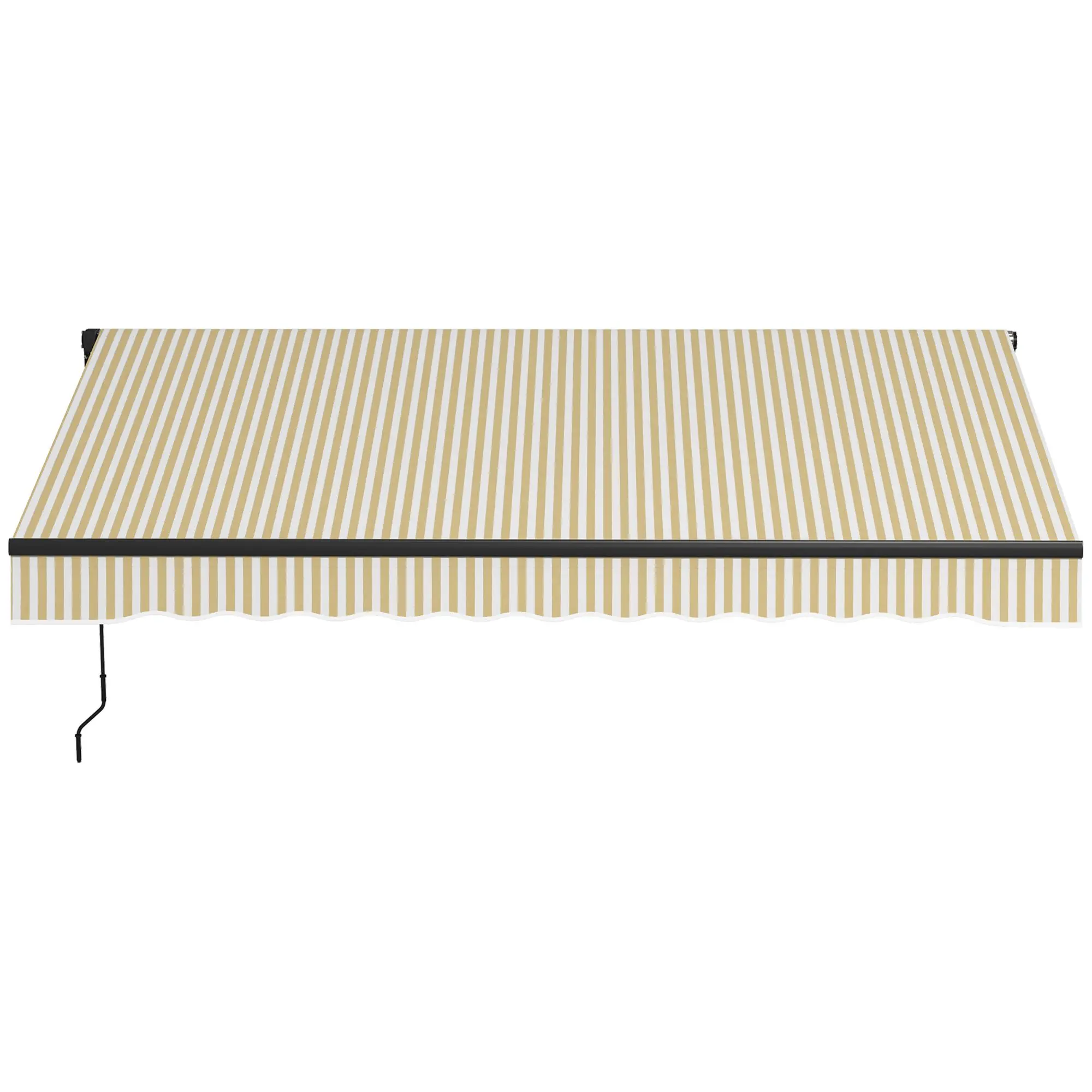 

Выдвижной тент для 12 x 10 футов, бежевый и белый, 280 г/м2, устойчивый к ультрафиолетовому излучению, солнцезащитный козырек, балкон, двор, уличное укрытие