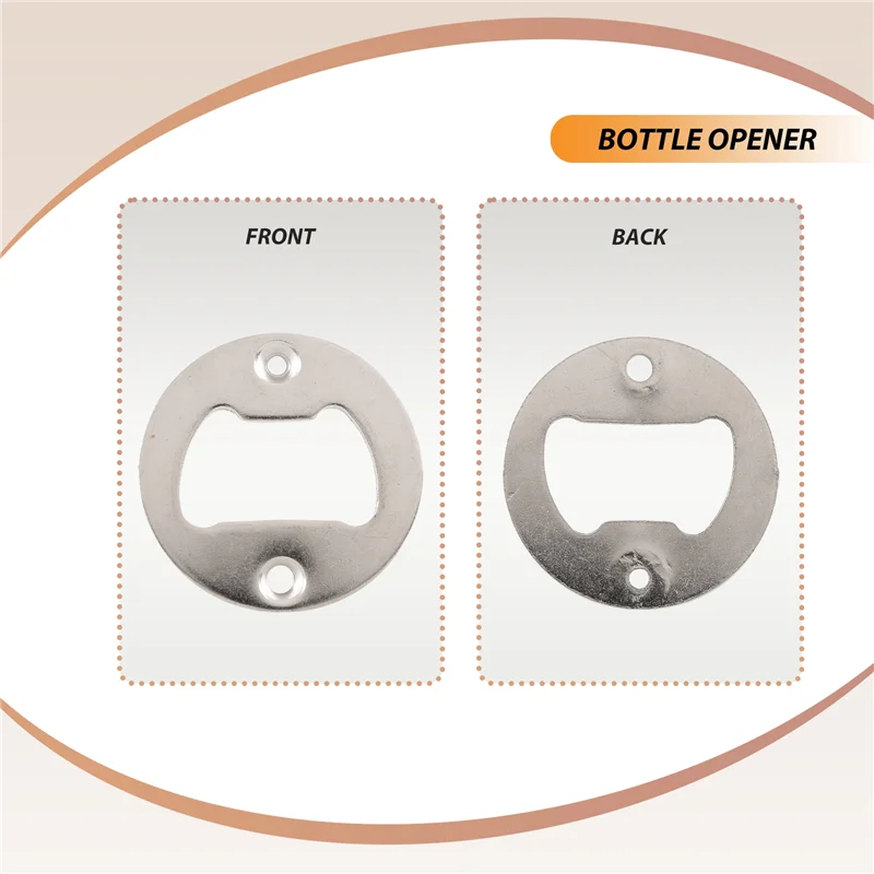 

A19F-80Set DIY Bottle Opener Insert Kits,Beer Bottle Opener Hardware Parts Accessories For Resin Mold Bottle Opener