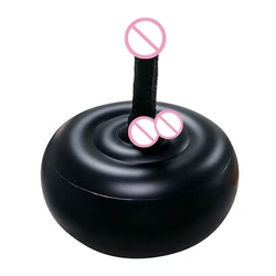 Thierry Inflatable Sex Cusion with Dildo Durable Sex Furniture Inflatable Chair Cock Rider Rocker Sex Ball SexToy for Women Seat