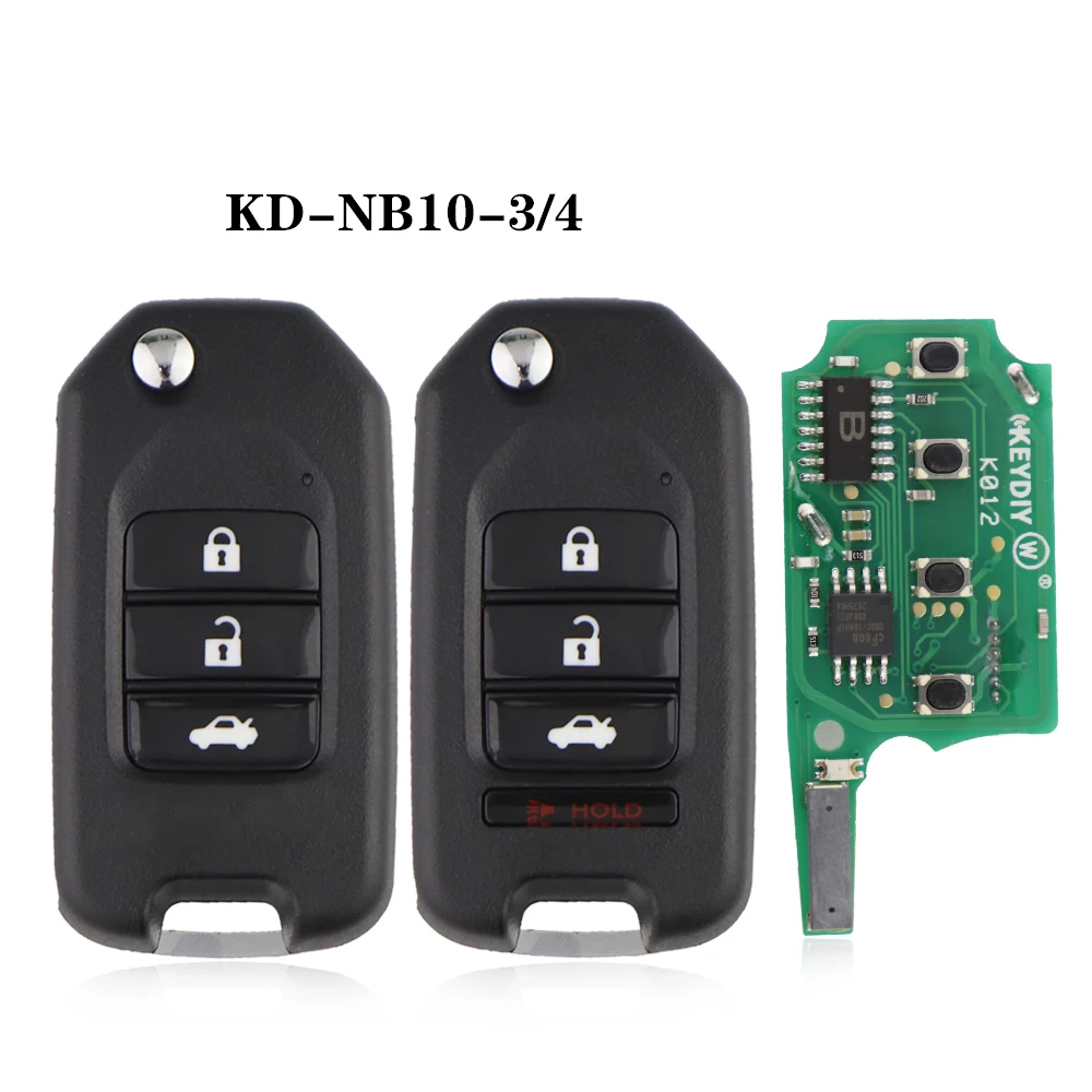 

KEYDIY KD Car Key NB Series For KD900/MINI KD/KD MAX Key Programmer NB Remotes NB10-3 NB10-4 Universal Multifunction For Honda