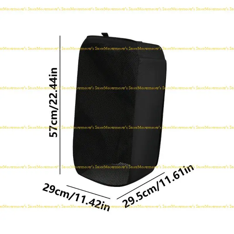 Cubierta a prueba polvo W91A para club 120 altavoz Black Slip -slip Wear Resistente