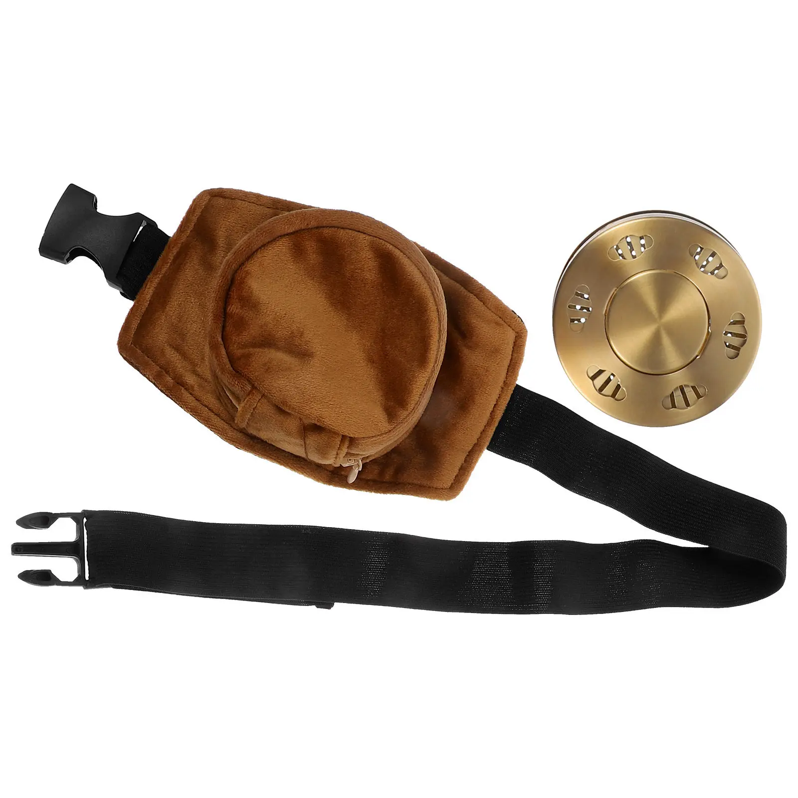 1Set Copper Moxibustion Box Smokeless Portable High Temperature Resistant Moxa Massager for Home and Salon Pain Relief Health