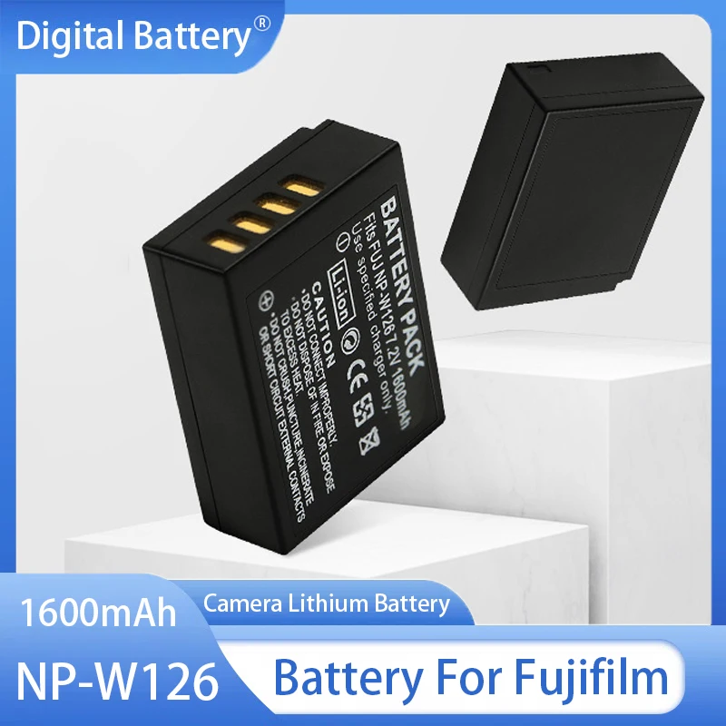 NP-W126 Battery 1600mAh Rechargeable Batteries For Fujifilm XT20 XT3 XPro1 Pro2 X-Pro1 X-T1 XT1 HS30EXR HS33EXR X PRO1 Camera