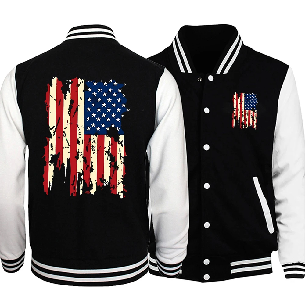 

Мужская футболка с американским флагом и графическим принтом, свободная Бейсбольная Футболка, спортивные модные и аксессуары, яркая уличная одежда и аксессуары