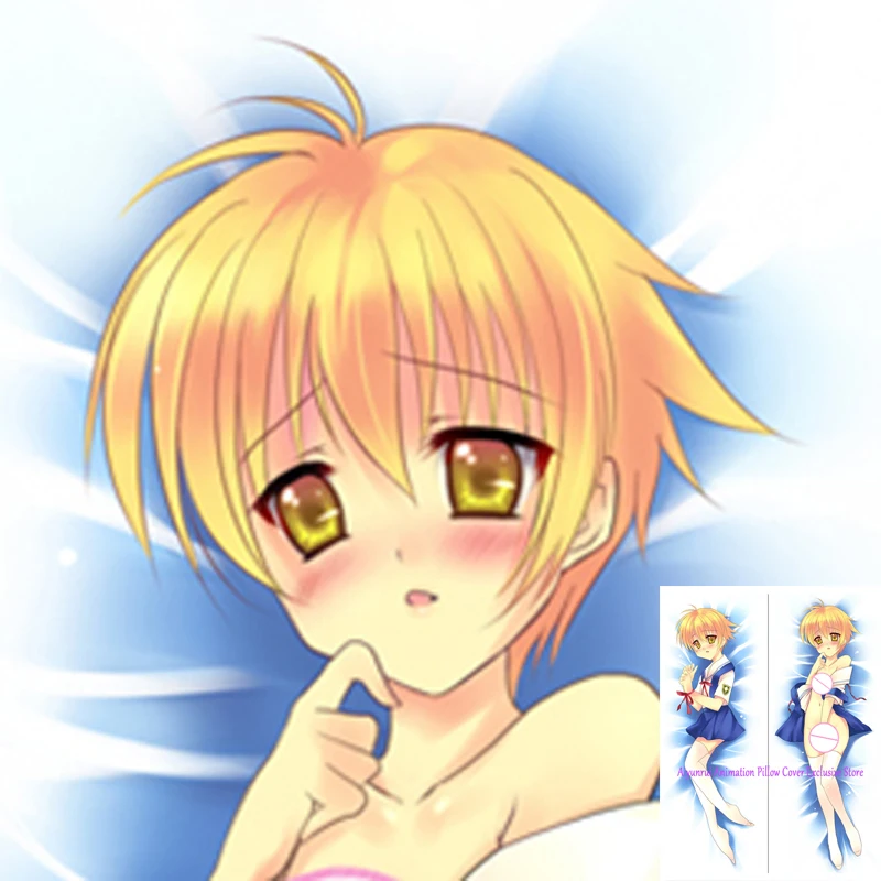 

Anime Pillow Cover Dakimakura Katsuki Shima 2 Side Printed Hugging Body Pillowcase Cushion Cover Bedding Young Girl Tits