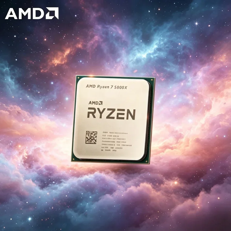 AMD Ryzen 7 5800X Zen3 Architecture Gaming Processor 8 Core 16 Thread AM4 Socket 3.8-4.7GHz Unboxed Version