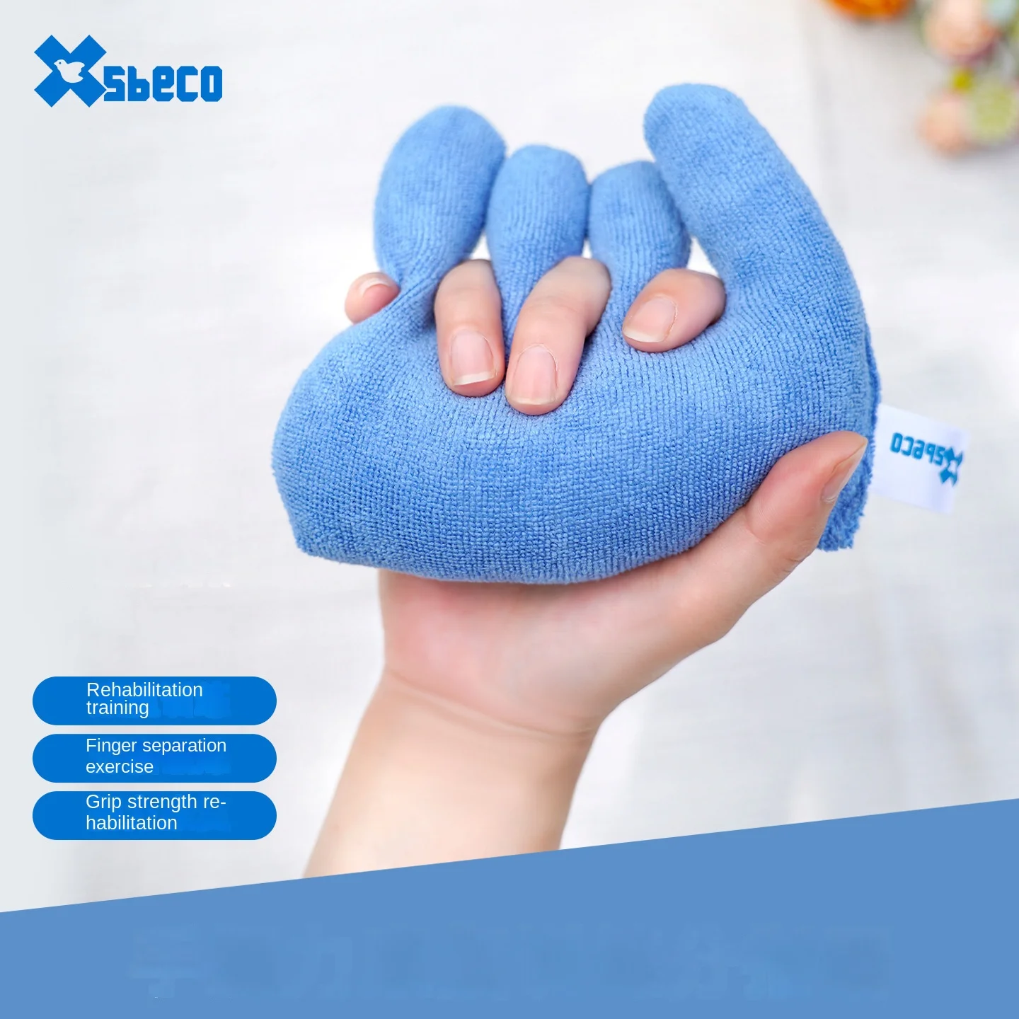 Ergonomic Hand Grip Training Stick, Finger Exercise Tool for Seniors, Keep Fingers Flexible During Long Time Bed Rest