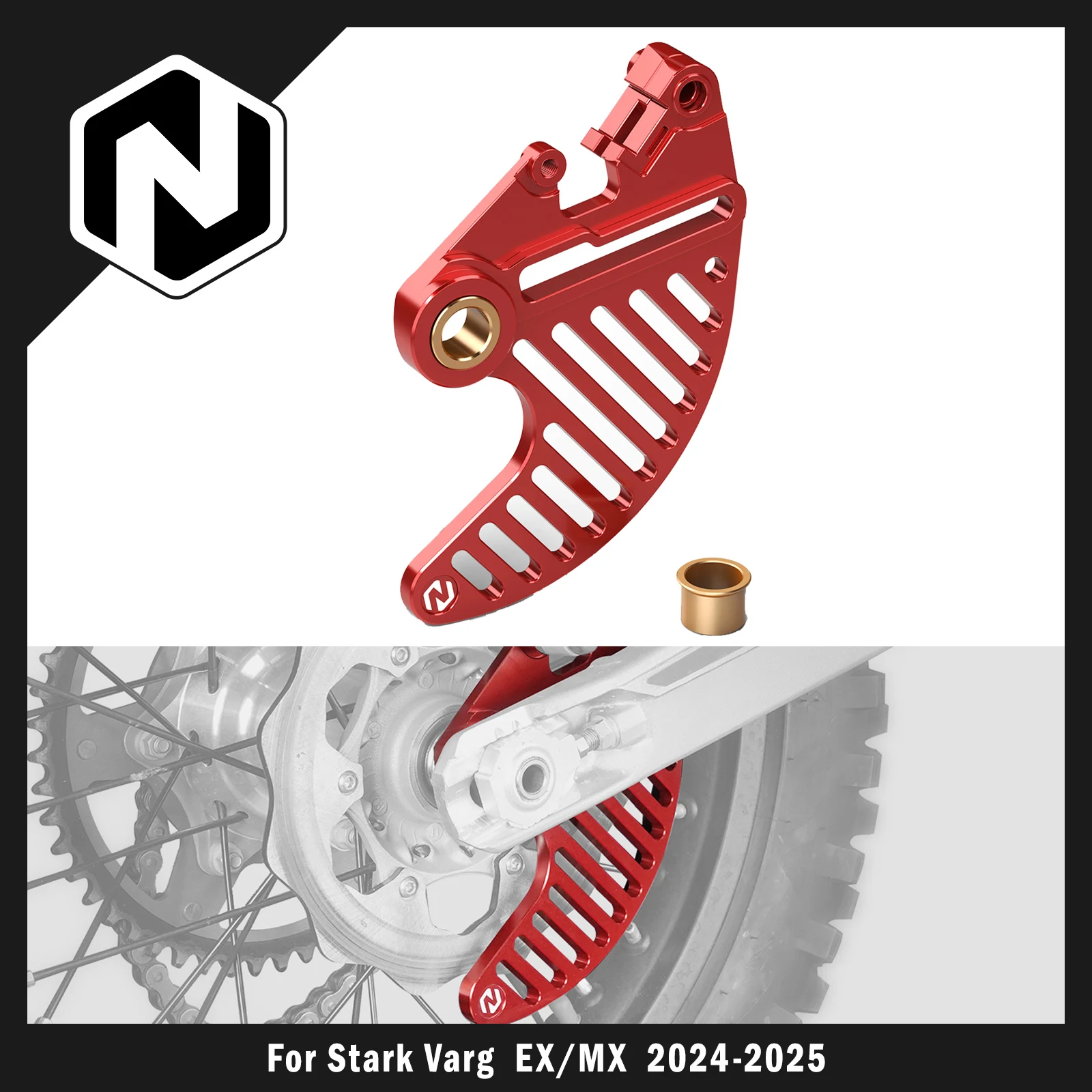 

NICECNC For Stark Varg EX For Stark Varg MX 2024-2025 Motorcycle Rear Brake Disc Guard Protector Aluminium Electric Dirt Bike