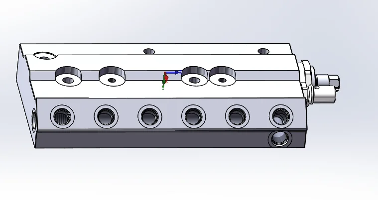 105413 Nordsons Replacement  Steel Square Straight Pneumatic Electric Manifold Assy with 6 Hose OEM Customized 1078921