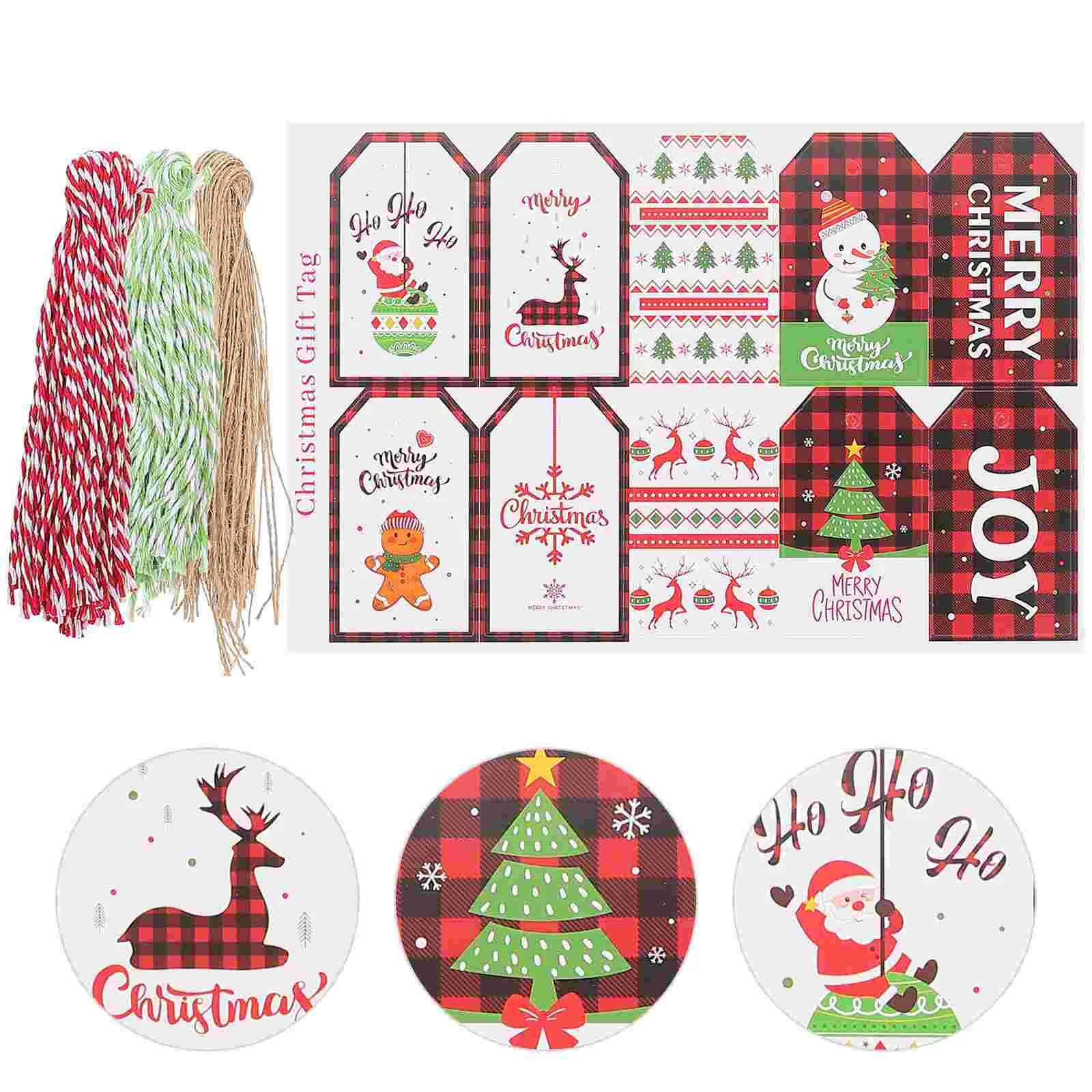 

Christmas Gift Tag Present Xmas Decoration Paper Tags The DIY Hanging for Labels Decorate