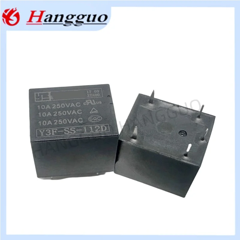 Y3F-SS-109D Y3F-SS-112DM Y3F-SS-112HM Y3F-SS-112D Electromagnetic Power Relay 4 Pins 5PINS