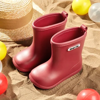 Cheerful Mario Kids Rain Boots 1