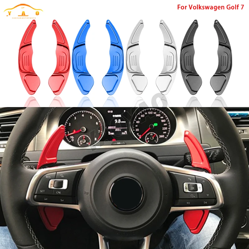 

Aluminum Shift Paddles For VW GOLF 7 2015-2019 GTI R MK7 Car Steering Wheel Extend DSG