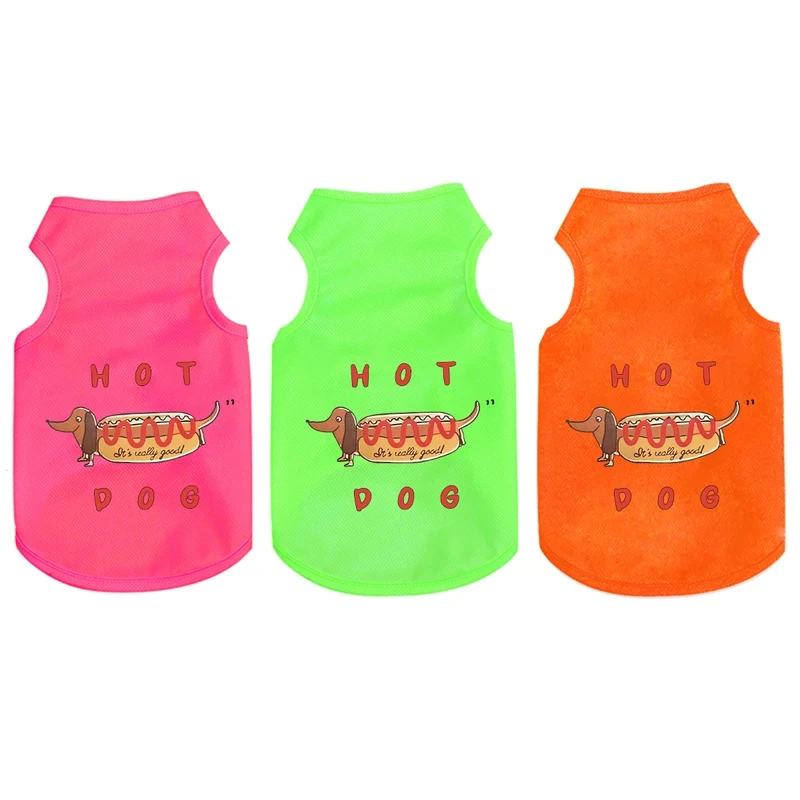 New spring and summer printed vest Cool breathable small and