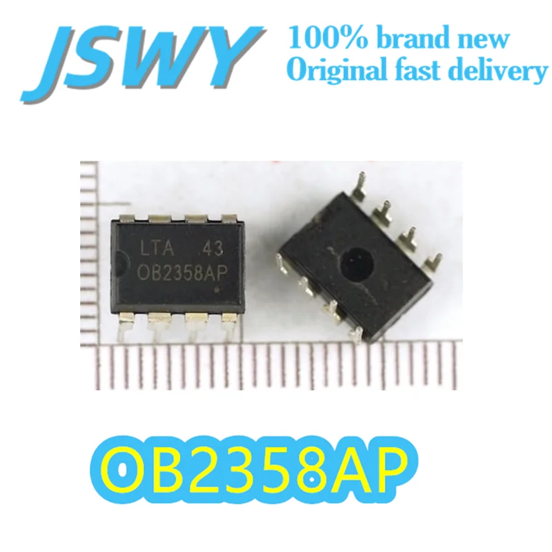 

(10/50 pieces) OB2358AP DIP-8 PWM controller IC 85V-265V power management chip Original Electronics Spot
