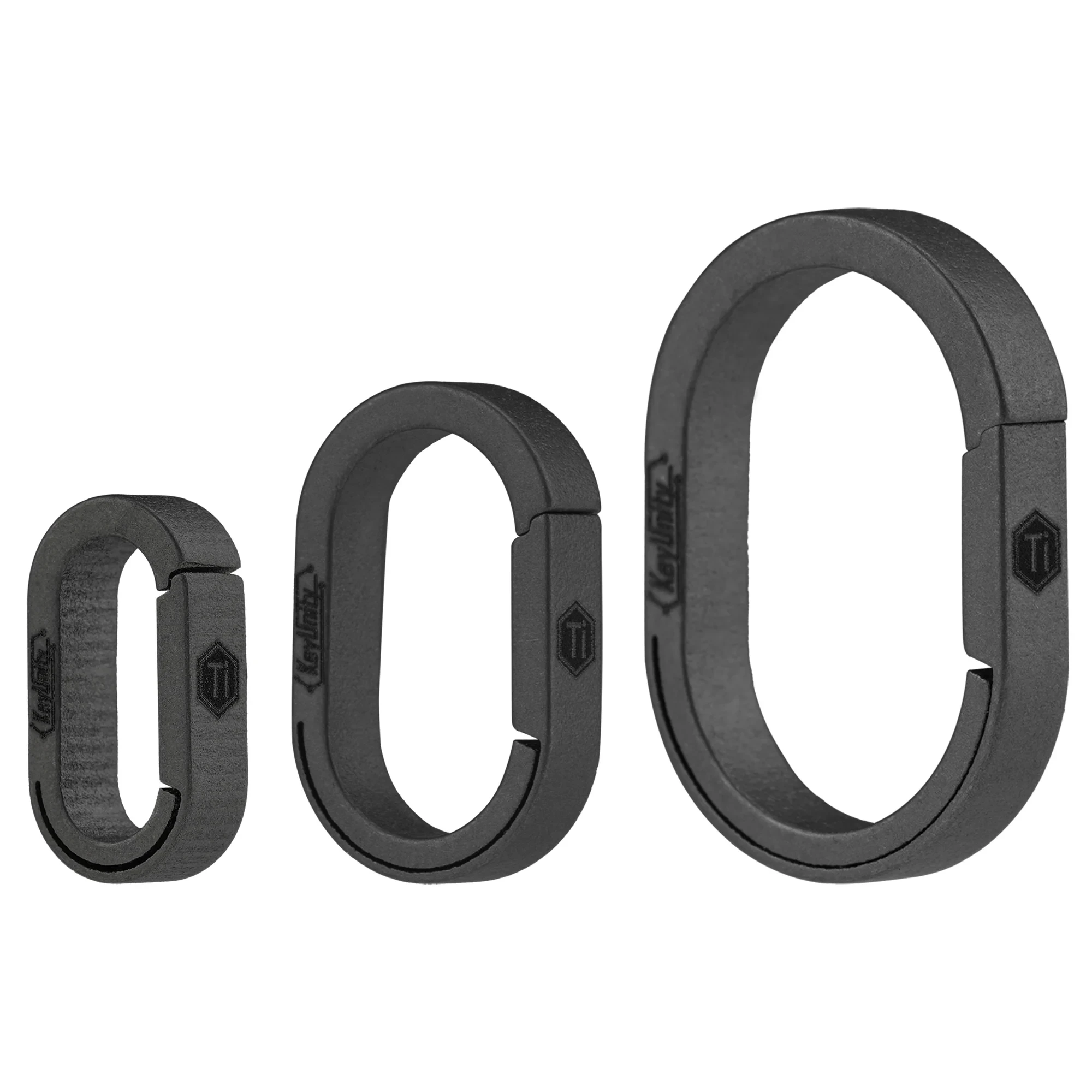 

KeyUnity KA32 Титановый овальный брелок с боковым открытием – легкий EDC-коннектор для автомобильных ключей, инструментов и снаряжения для активного отдыха