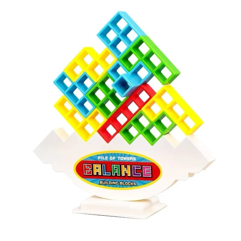 Baby Stacking Balance Toy Russian Building Blocks Toy Children's Party Table Game Parent Child Interaction Baby Early Education