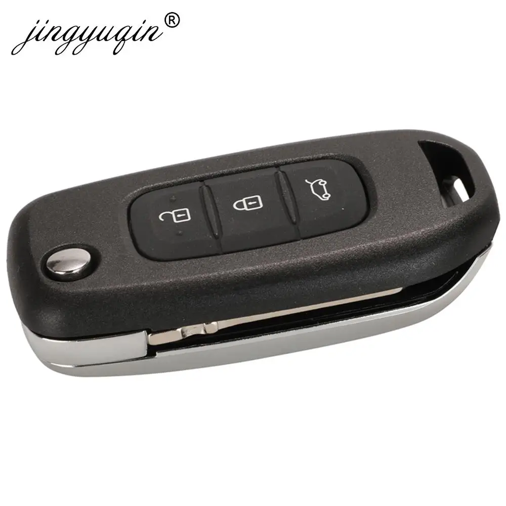 Jingyuqin-Clé Télécommande CWTWB1G767, 433MHz, PCF7961M 4A, pour Renault Kadjar, Captur, Megane 3, Symdangers Logan2, Sandero 2, Dacia Duster, 5 Pièces