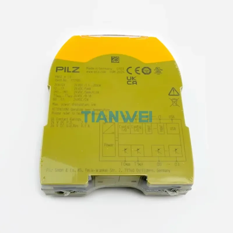 for PILZe Safety Relay 772105 750104 751105 774310 774318 774314 777310 777301 774500 774502 772100 100% New Original Germany 4
