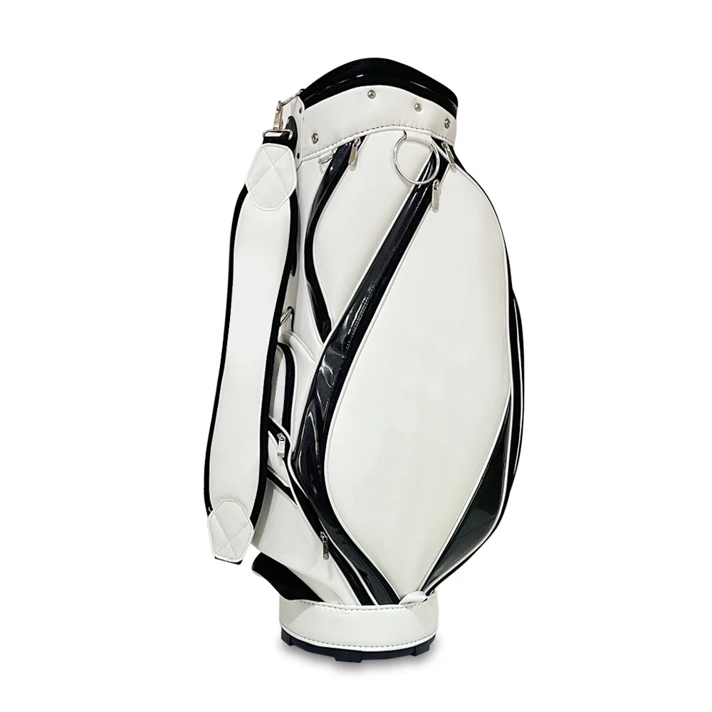 البوب تخصيص خفيفة الوزن حامل الغولف حقيبة مقاوم للماء بولي Material المواد الفرامل التعادل قضيب عجلة كبيرة حالة جديدة حزمة السفر شعار مخصص