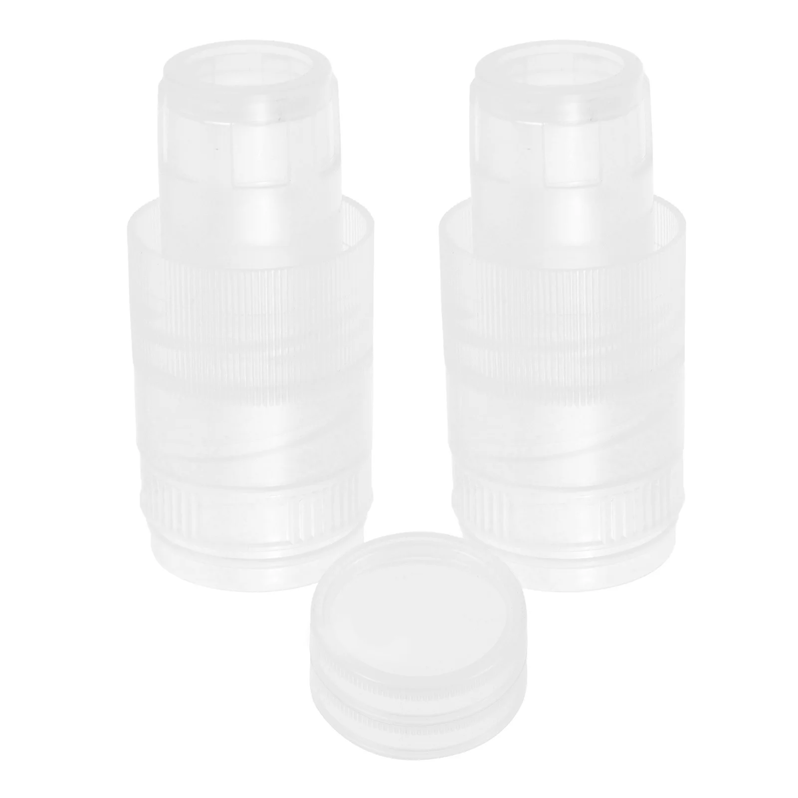 2-комплектная крышка для бутылки с медом, разделенная конструкция, стеклянная герметичная банка с точным дозированием, мини-пластиковые крышки для хранения для кухонного джема, соуса