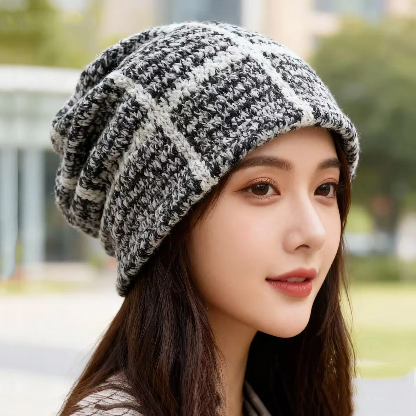 

Модная многослойная шапка - женская теплая зимняя и дышащая летняя шапка-тюрбан для послеродового периода