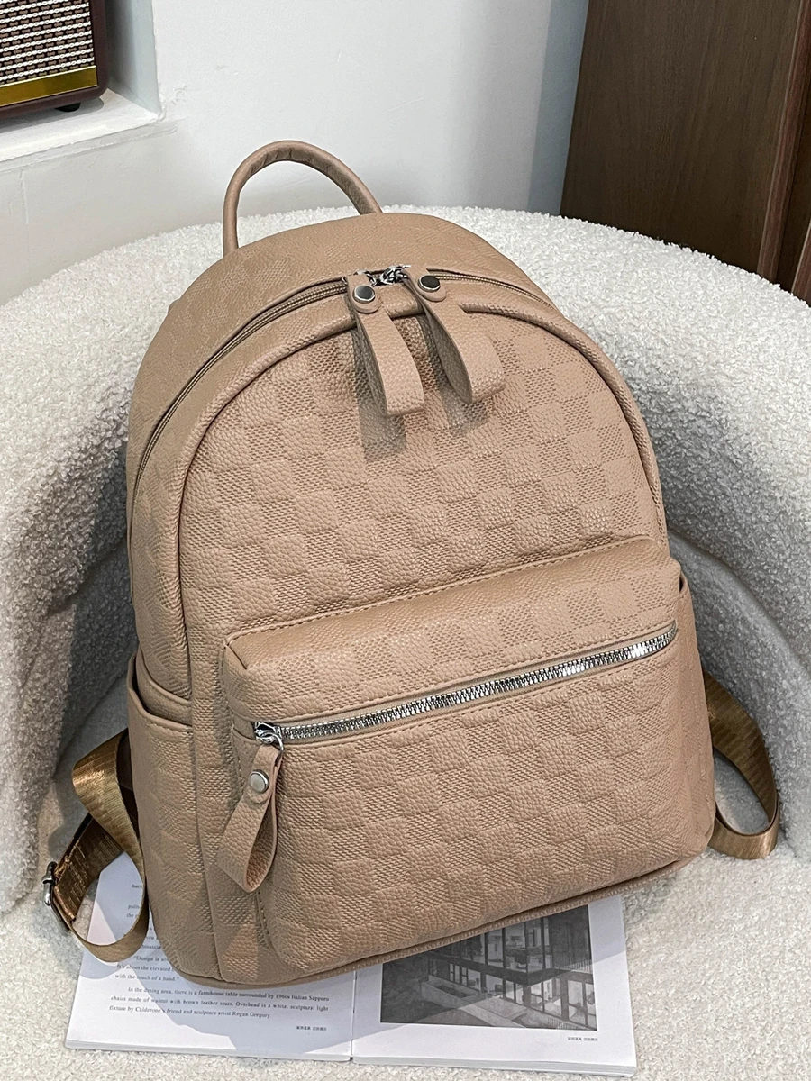 

Модная женская сумка в клетку большой емкости Capaci Travel Nokia 2025, новая повседневная простая сумка Sle Cuter для студентов колледжа