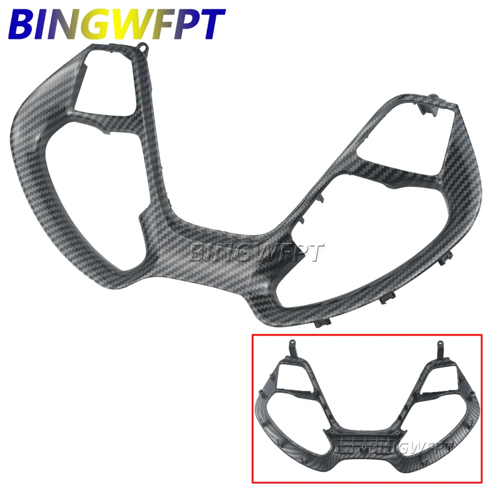 Bingwfpt painel de carro com moldura de volante, sem botões, três cores, painel de interruptor de carro para kia k3 k3s cerato ceed jd rio 3