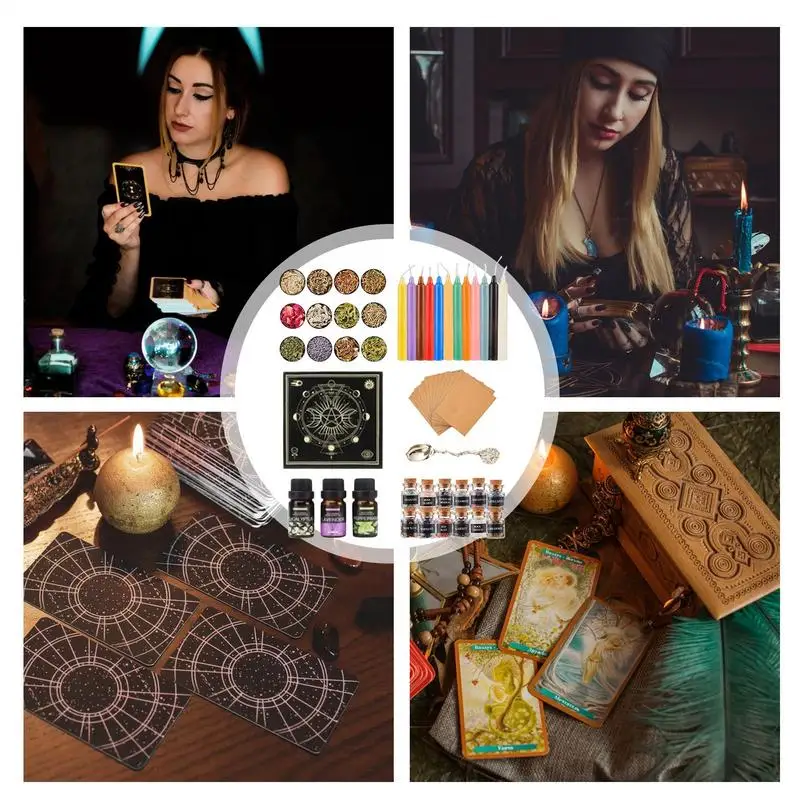 Wiccan Supplies And Tools Comprehensive Altar Supplies Easy-to-Follow Guide Witch Supplies For Family Friends Colleagues