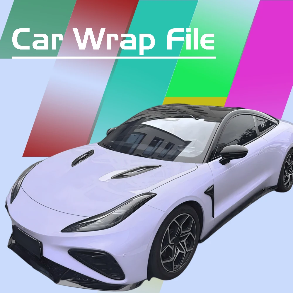 

Premium Car Body Wrap Film Monet Purple Color Change Air Release Film Vehicle Hood Body Adhesive Vinyl for Auto Motorcycle Cover
