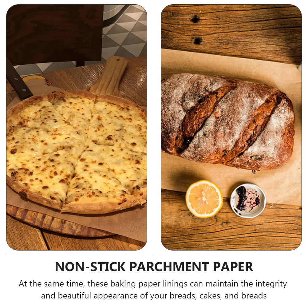 

100pcs Steaming Parchment Paper Sheets Non-Stick Baking Liners For Oven Microwave Safe Baking Paper Kitchen Cooking Supplies