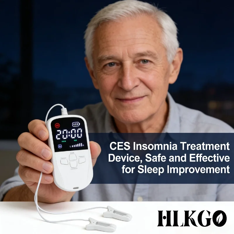 Premium Rechargeable CES Vagus Nerve Device, Sleep Helper for Severe Insomnia Anxiety Depression Fibromyalgia Relief