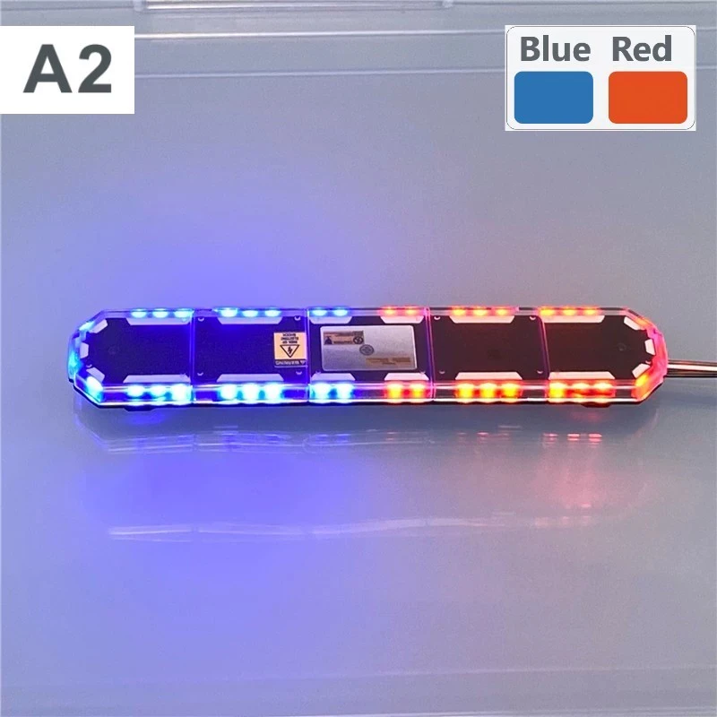 LED Warning Light Project Lights Roof Lamp For 1/14 Tamiya RC Truck Trailer Tipper Scania 770S R620 Actros MAN Volvo LESU Parts