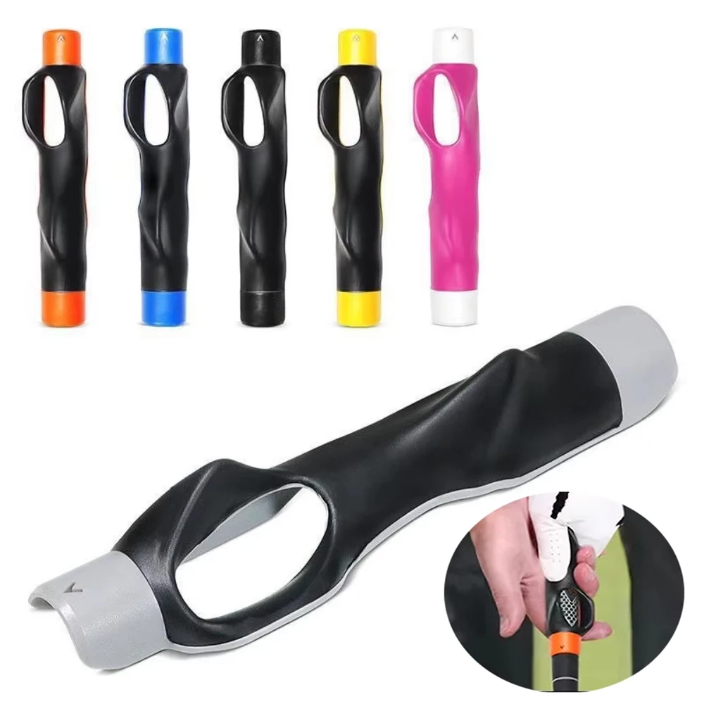 

Тренажер для гольфа, инструмент для тренировки в помещении, портативный противоскользящий инструмент для помощи поезд для начинающих, правильное положение руки, тренировка захвата