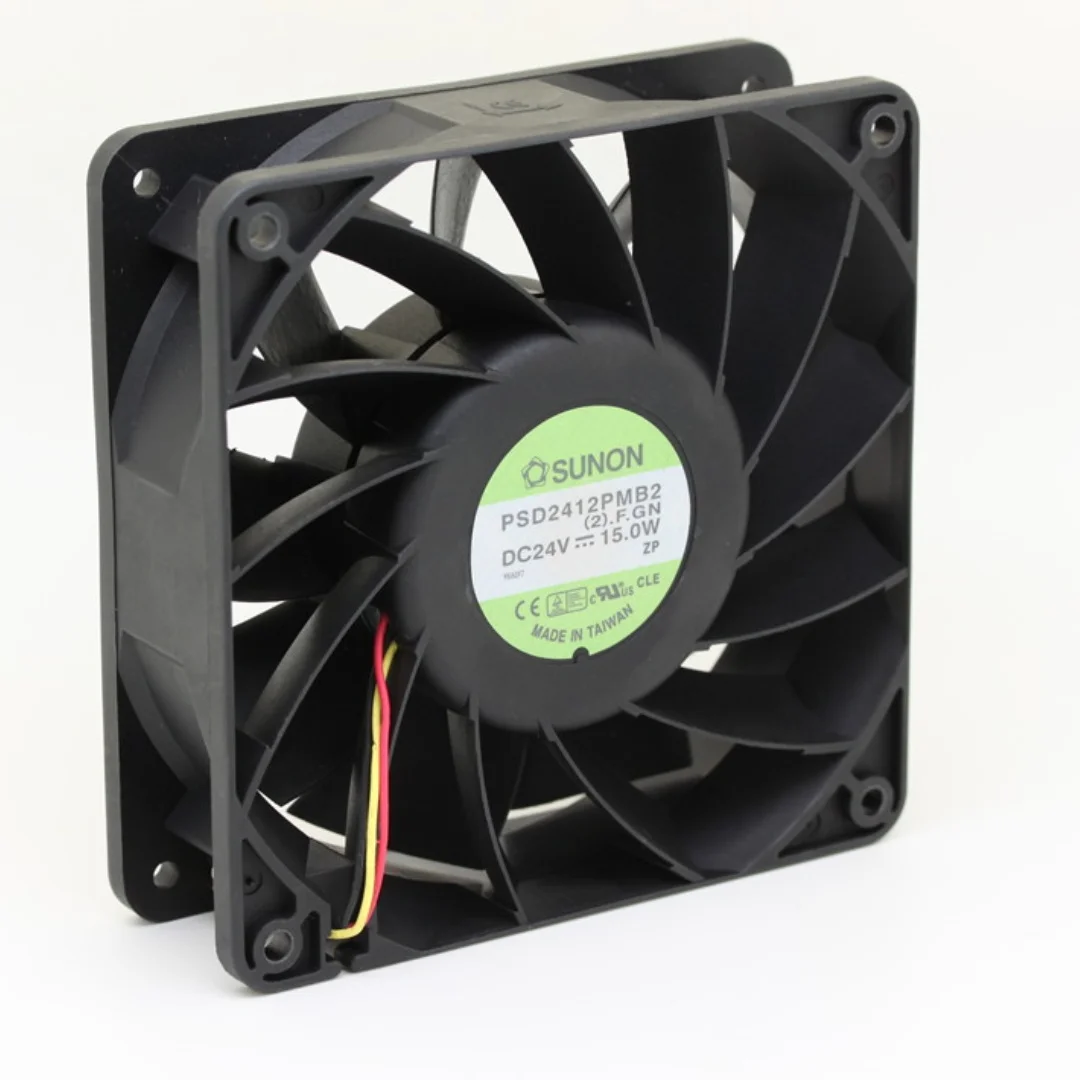 For Sunon PSD2412PMB2 24V 15.0W cpu cooler heatsink axial Cooling Fan 12038 120x120x38mm 12cm