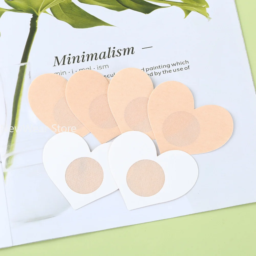 10pcs Women's Invisible Breast Lift Up Tape Overlays on Bra Nipple Stickers Chest Stickers Adhesive Nipple Covers Accessories