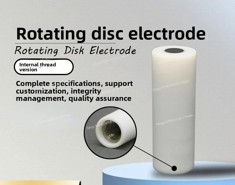 Standard RRDE Rotating Ring Disk Electrode with Glassy Carbon & Platinum Tips, Universal Interface for Electrochemical Research