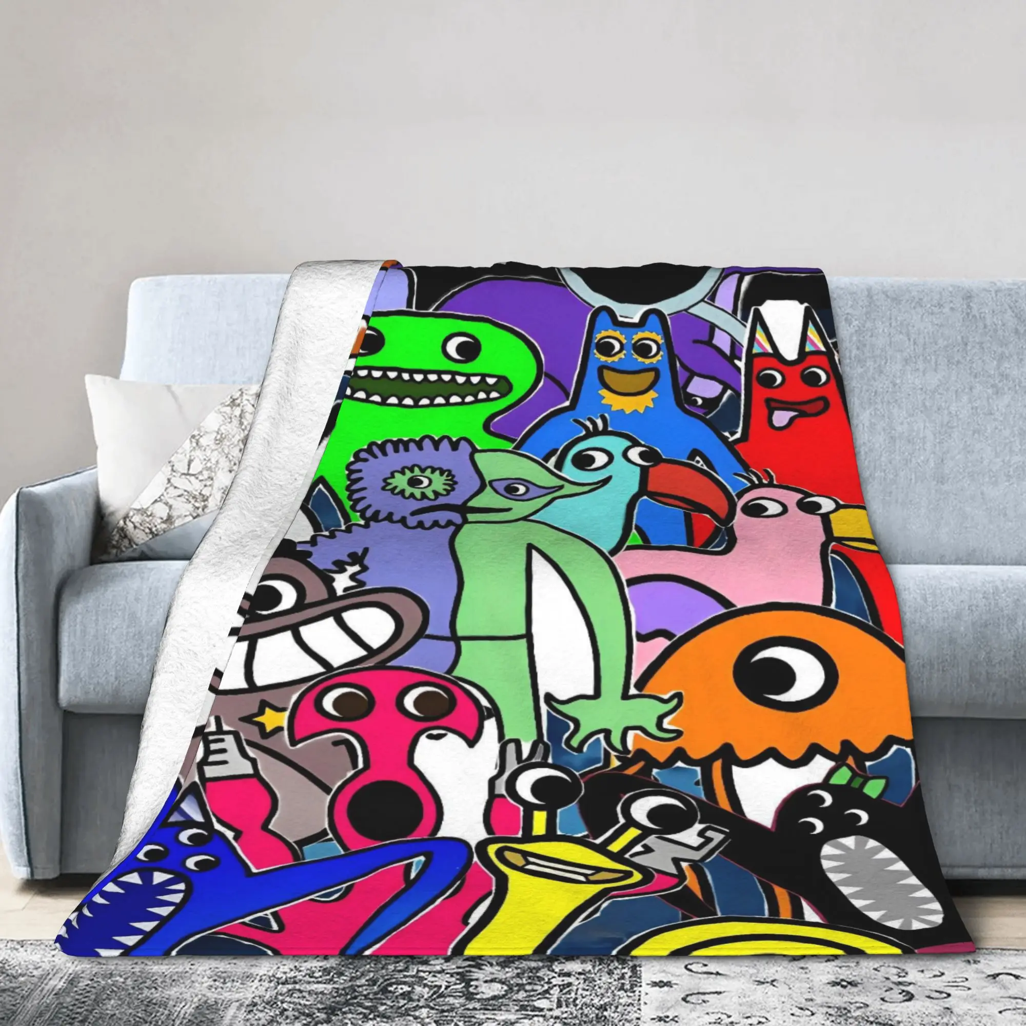 Gartens of Banbans Plush Blanket Girls Boys Game Flannel Throw Blanket For Living Room Warm Soft Custom Quality Bedspread