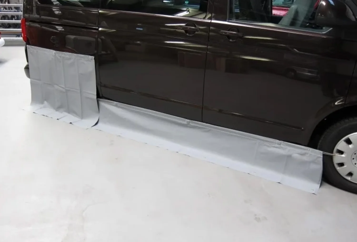 A Set Waterproof RV Awning Draught Skirt Kit With Wheel Arch Covers Wear-Resistant For Motorhomes And Campervans For VW T5 T6