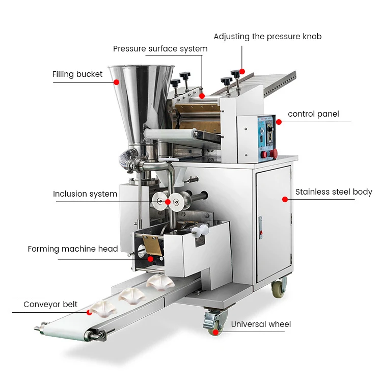 4000 Pcs Per Hour Automatic Dumpling Machine Dumpling Making Machine Automatic Dumpling Maker Machine  Dumpling Maker Machine