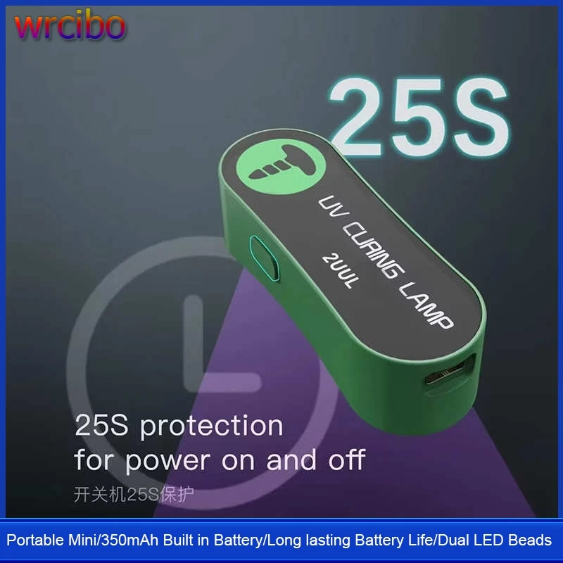 

2UUL SC08 Мини УФ-лампа для отверждения для обслуживания мобильных телефонов Двойные бусины для ремонта печатной платы Бестеневой клей Световая лампа для отверждения чернил