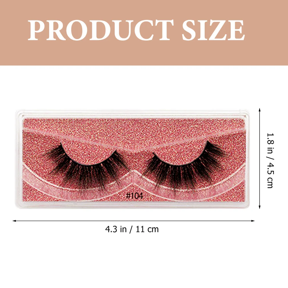 

Eyelashes Makeup Eyelash Premium Fiber Lashes For Wedding Party Daily Wear Dense Long Lasting False Lashes Set