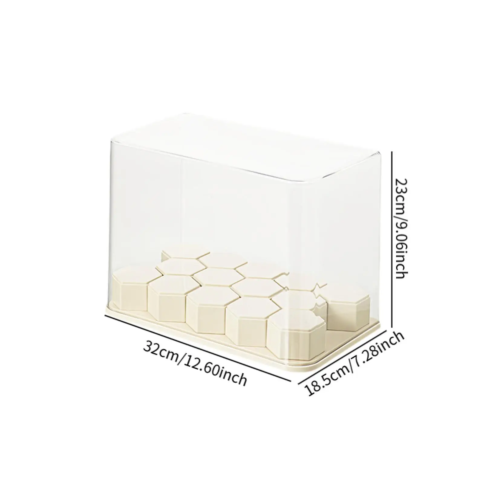 Vitrine für Sammlerstücke, Miniaturfiguren mit Bausteinen