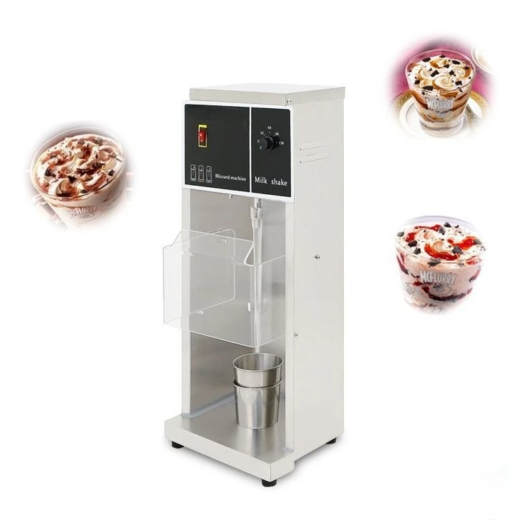 Commercial Mcflurry Ice Cream Mixer, Blizzard‑Style Blending Machine for Sundae Ice Cream Preparation