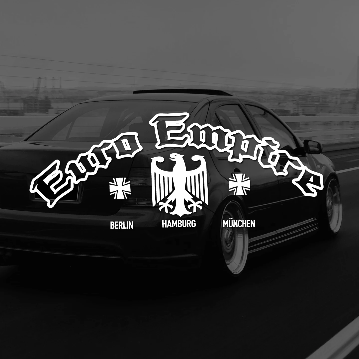 

JDM Retro German Style Esco Emporia Vinyl Car Rear Window Waterproof Sticker