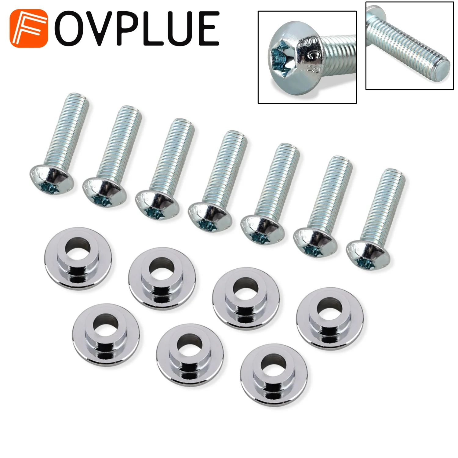 Vorderradbremsscheibe Motorrad Rotor Hardware Kit M8 x 1,25 Schrauben für 2009–2024 Harley Touring CVO Road Glide Electra Street Glide