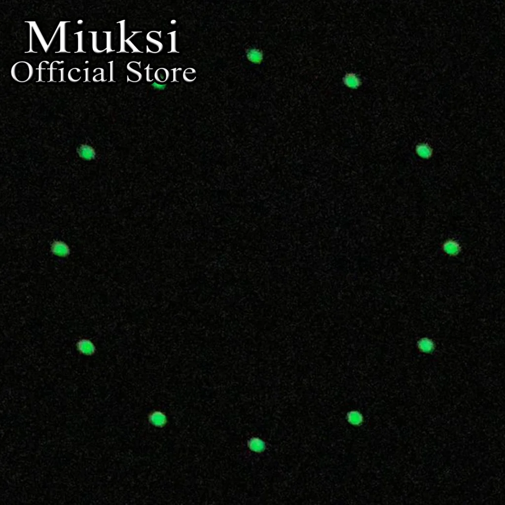 Miuksi 29mm Uhrenzifferblatt, leuchtend, passend für Uhrwerke VH31 NH35 ETA2824 2836 Mingzhu DG2813 3804 Miyota 8205 8215 821A – Detail 7