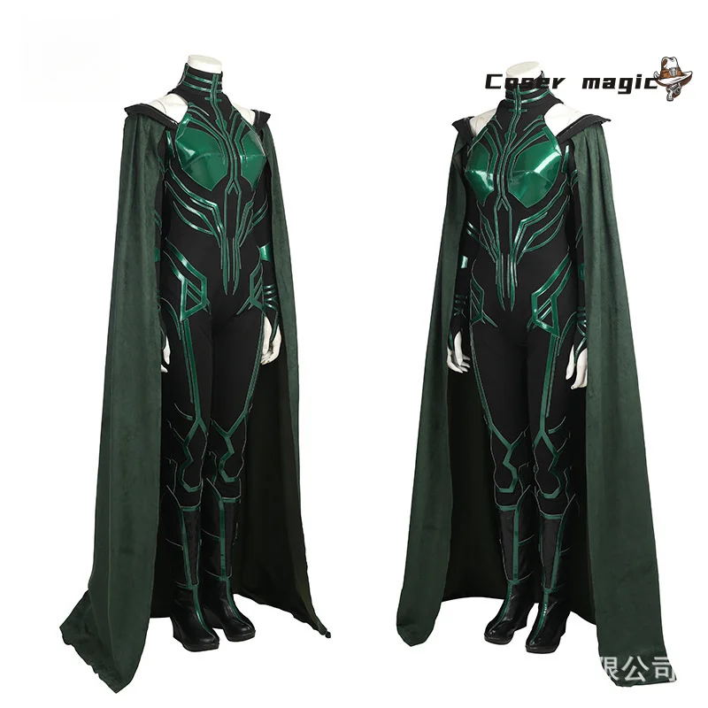 زي تنكري لفيلم المنتقمون هيلا زي الهالوين كرنفال حفلة عيد الميلاد لعب الأدوار ملابس الملابس