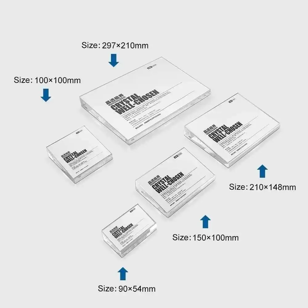 A6 Clear Magnetische Restaurant Menu Teken Houder Foto Winkel Prijs Label Rack Acryl Display Stand