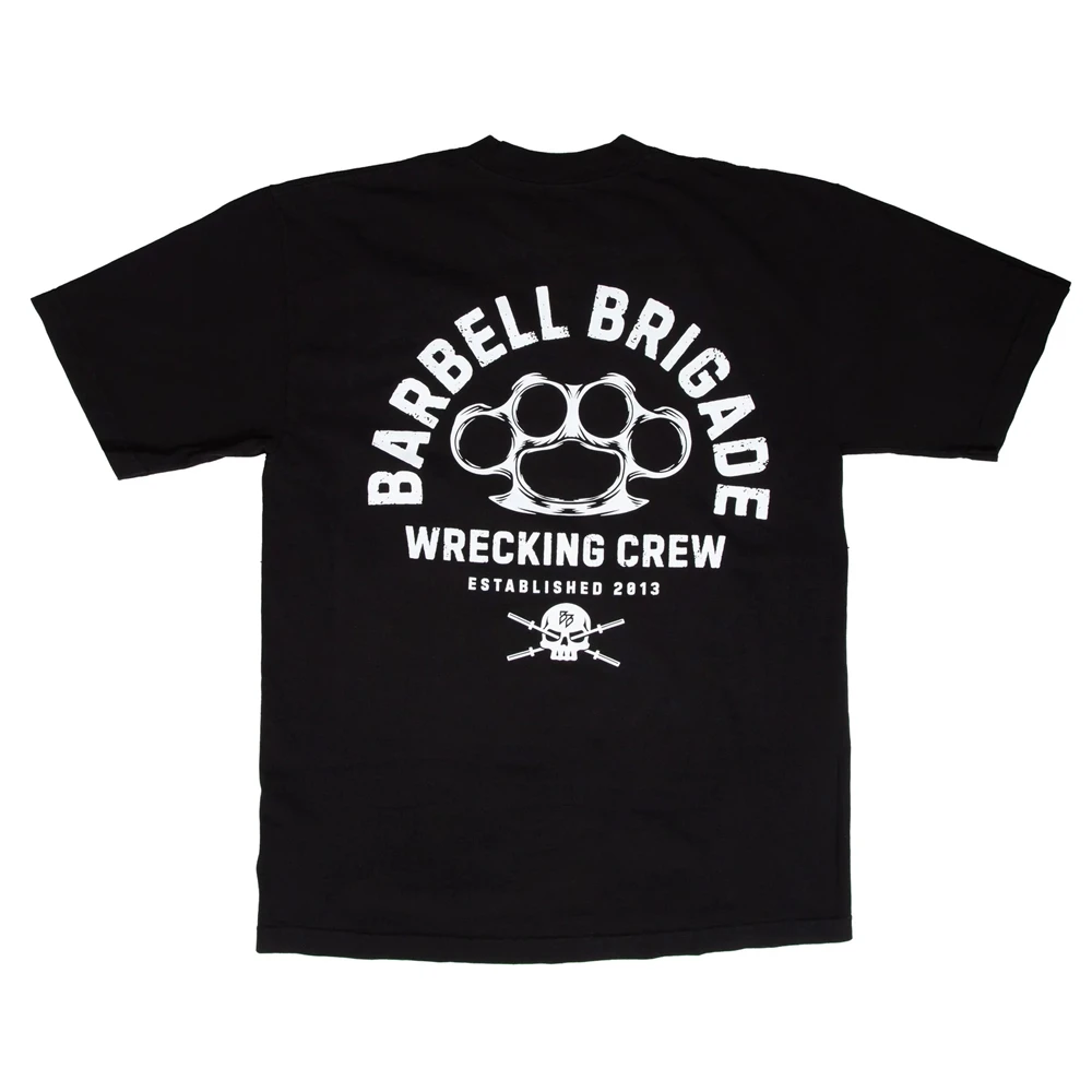 Barbell Skull Print Gym Shirt Men Cotton Homme Short Sleeve Running T Shirt Men Workout Training Sport Tees Tops Oveisize